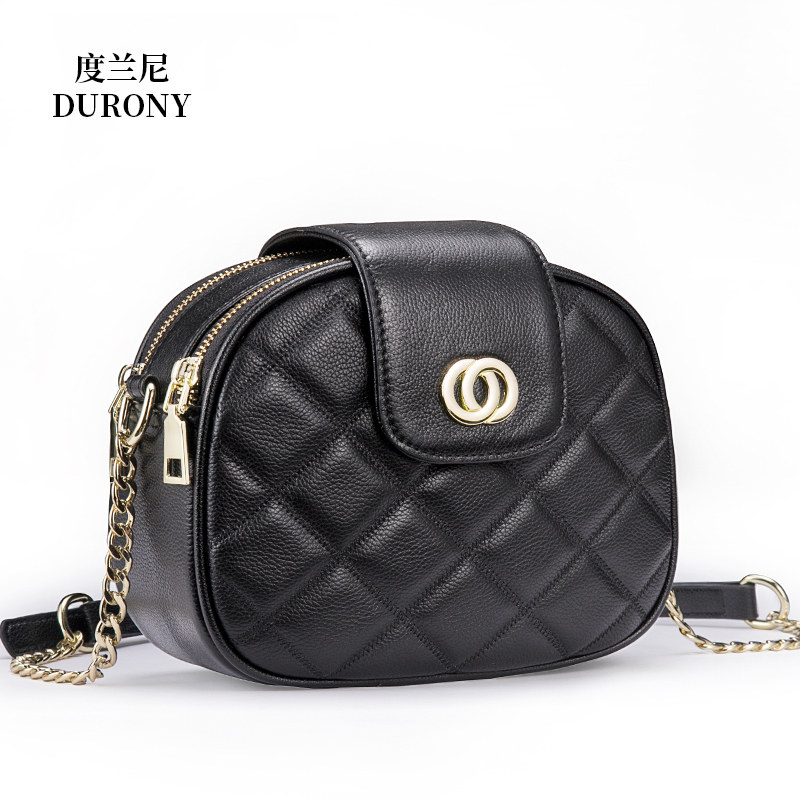 2020新款潮真皮女士大容量ck链条包 度兰尼女士包袋