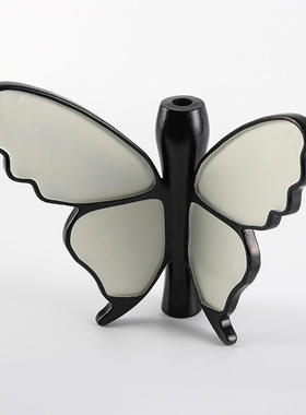 中古风艺术花瓶摆件蝴蝶感客厅玄关柜桌面摆设法式复古花器装饰品