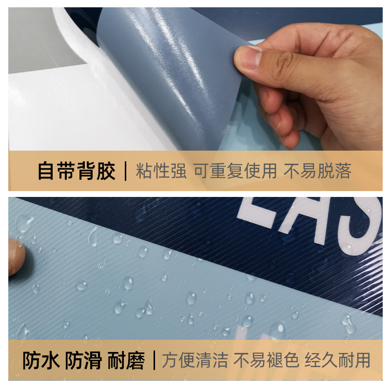 地面指示引导地贴导视系统 商场广告艺术字 文化墙地面装饰贴定制 - 图0