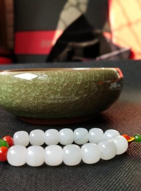 女款配饰南红碧玉平安扣老形珠