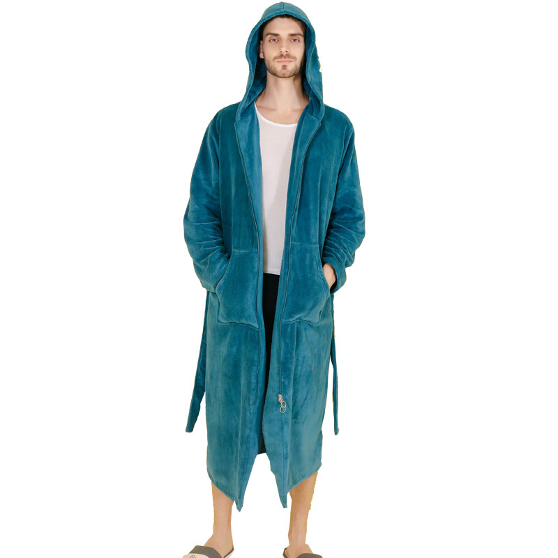 女睡袍连帽秋冬加厚超长至脚踝加绒法兰绒睡衣女带帽家居服可外穿,淘宝优惠券,粉丝福利购,淘宝优惠卷