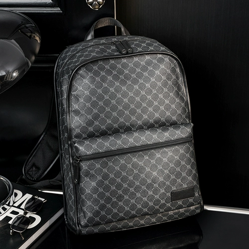 Вместительный и большой ретро школьный рюкзак, трендовый ноутбук, в корейском стиле