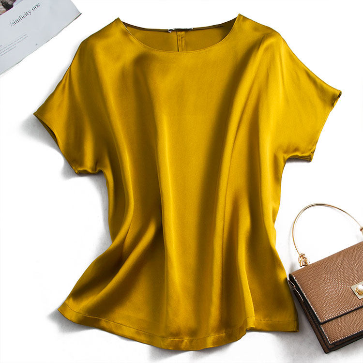 丝滑裸感she华高ji重磅30姆米衬衫 丝念物语T恤