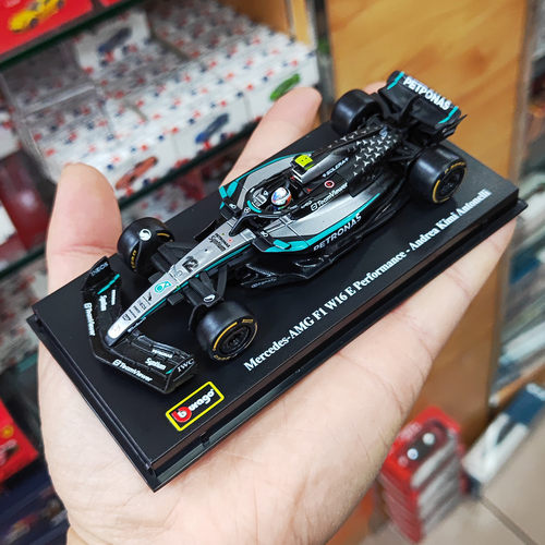 比美高1:43奔驰AMG F1 W16方程式赛车2025仿真合金汽车模型金属车 - 图0