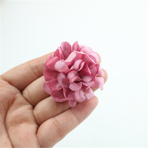 DIY手工花环材料 仿真绣球花头 欧式复古菊花 森系手作配件 - 图0