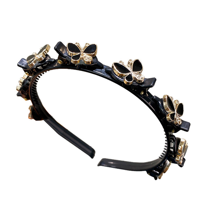 蝴蝶结刘海编发发箍碎发整理神器发夹女夏季气质发捆头箍发卡头饰,淘宝优惠券,粉丝福利购,淘宝优惠卷