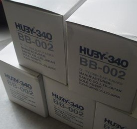 HUBY-340日本进口棉签BB002纸杆棉签双头棉签圆头-图0