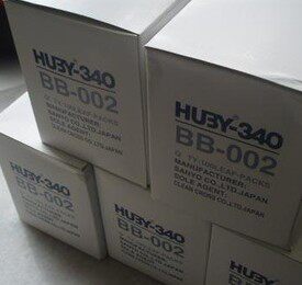 HUBY-340日本进口棉签BB002纸杆棉签双头棉签圆头 - 图0
