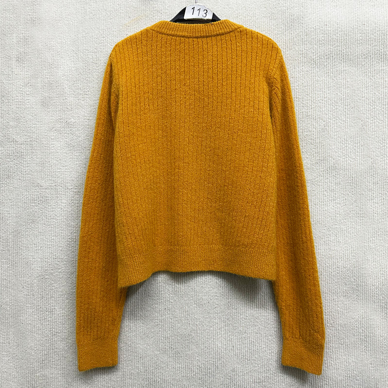 秋冬季新款女装时尚长袖圆领宽松百搭套头毛衣针织衫 - 图0