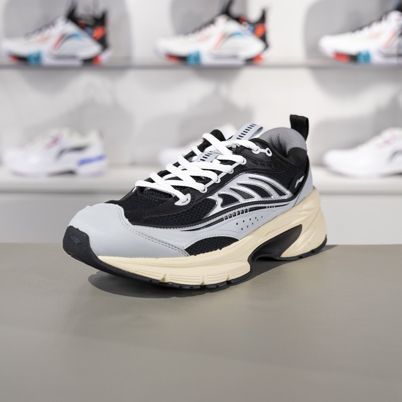 李宁羿星LITE休闲鞋2023新款男子减震复古百搭低帮老爹鞋AGCT235,淘宝优惠券,粉丝福利购,淘宝优惠卷