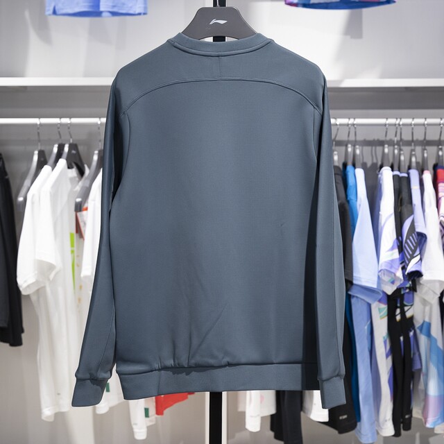 Li Ning men's round neck pullover sweatshirt