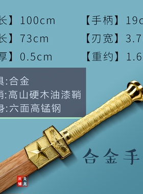 戎归战剑汉剑荣归之剑龙泉市宝剑退伍纪念品送战友剑冷兵器未开刃