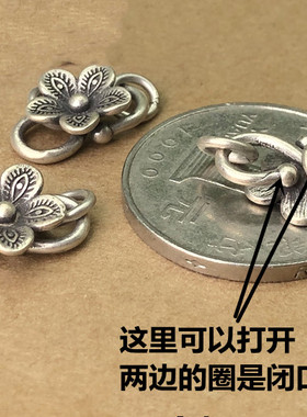diy纯银复古项链编织手绳