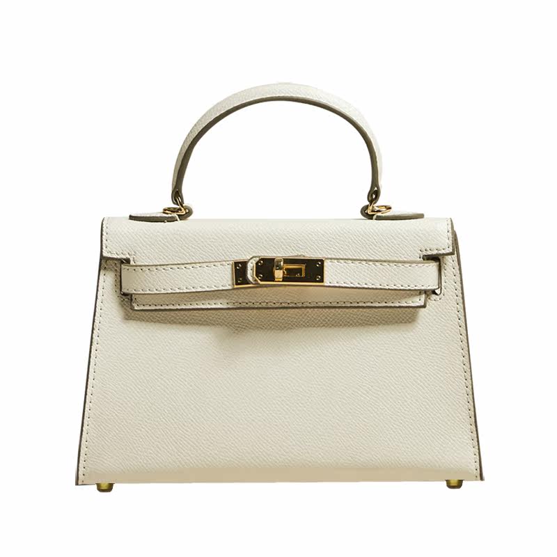 二代凯莉包大象灰高级感真皮女士包包mini手提质感斜挎包女,淘宝优惠券,粉丝福利购,淘宝优惠卷