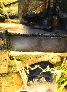 假山景观喷泉庭院招财落地摆件