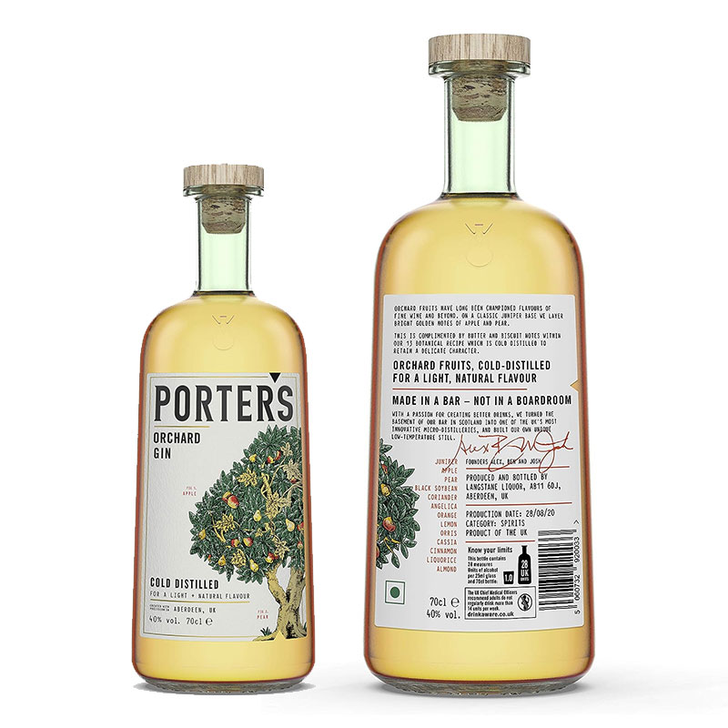 英国波特金酒系列送汤力水Porter's Gin谷物烈酒2016IWSC金奖包邮 - 图2