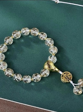 夜光琉璃吊坠款显白女款手链