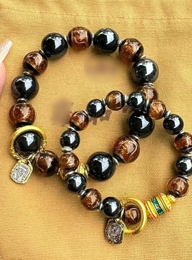 雍法香灰琉璃瓷手串情人节礼物