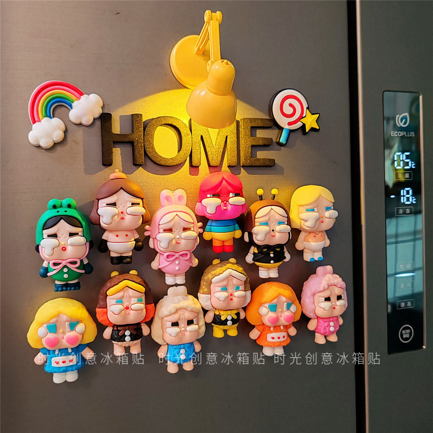 可爱卡通哭娃冰箱贴磁贴改娃立体个性创意防盗门洞洞板装饰磁性贴,淘宝优惠券,粉丝福利购,淘宝优惠卷