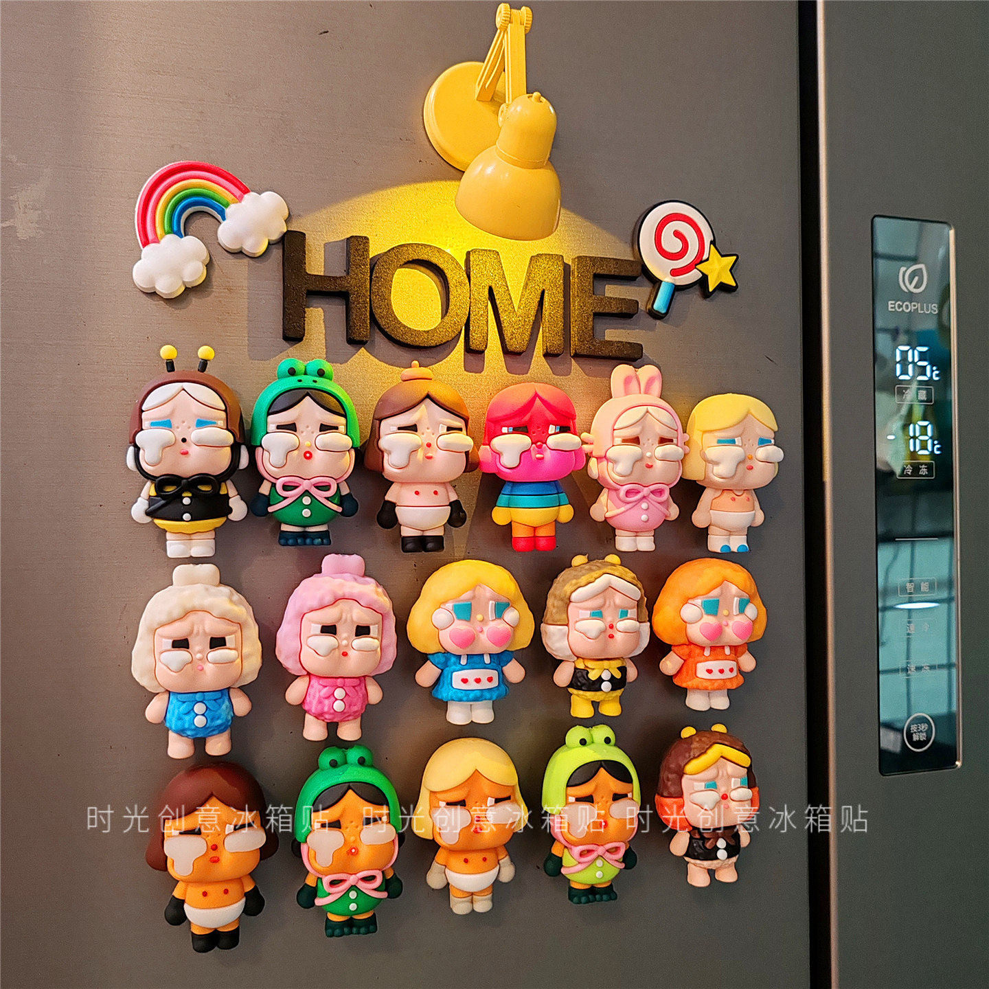 可爱卡通哭娃冰箱贴磁贴改娃立体个性创意防盗门洞洞板装饰磁性贴,淘宝优惠券,粉丝福利购,淘宝优惠卷