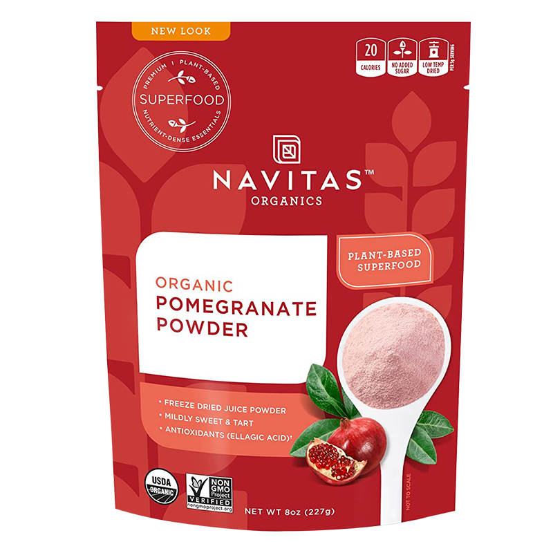 好麦芽海外进口Navitas Powder冻干石榴粉不含麸质227克代餐冲食-图3