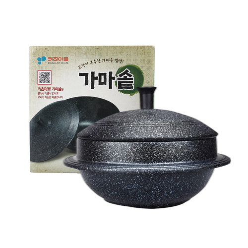 韩国进口家用麦饭石锅拌饭专用锅耐高温煲汤煲仔饭锅电磁炉燃气用 - 图3