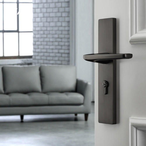 德国KABO磁吸门锁室内简约卧室静音房门锁北欧卫生间现代实木门锁 - 图1