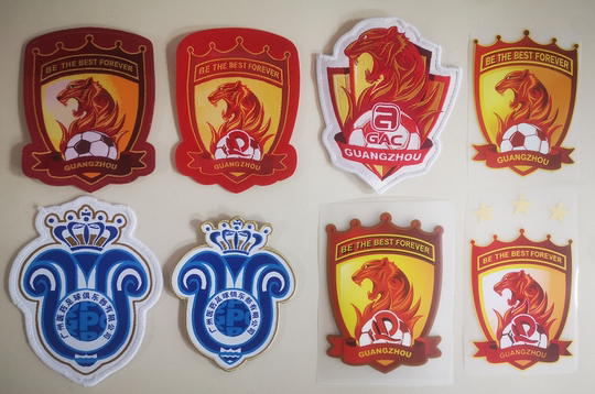 2015年联赛广州恒大球衣广告号码臂章亚冠