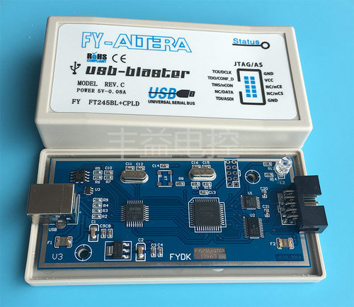 FY Altera USB Blaster下载线 FPGA/CPLD下载器 REV.C原厂方案NEW - 图0
