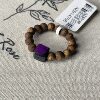 South Africa Shujulai Royal Purple Square Pearl Qinan Ring (Muxue) AZB14758