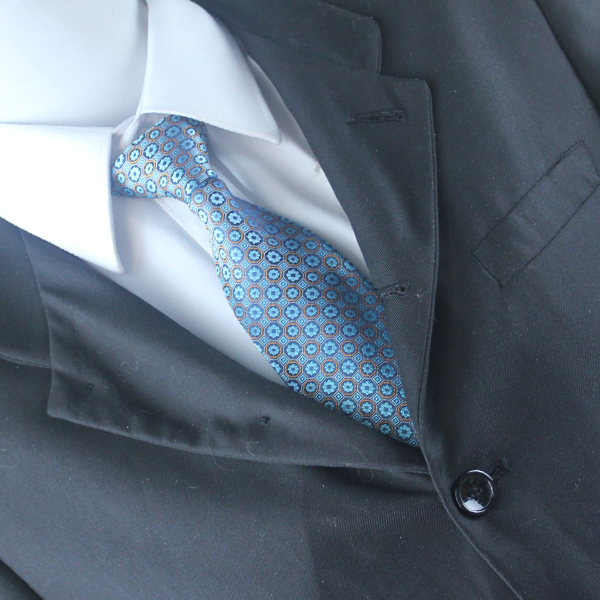 新疆农信农商男士职业装领带手打懒人易拉得拉链领带蓝色雪莲花,淘宝优惠券,粉丝福利购,淘宝优惠卷