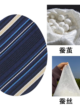 建行无标记天然桑蚕丝商务领带