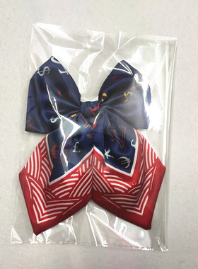 丝巾免打领花蝴蝶结交行新款