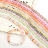 Стеклянные бусины ручной работы, браслет, ожерелье, аксессуар, аксессуары, 6-8мм