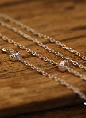 larry2.0鹰头勾链子S925银