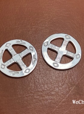 溪迟鹫见太郎星轮银项链扣头配件