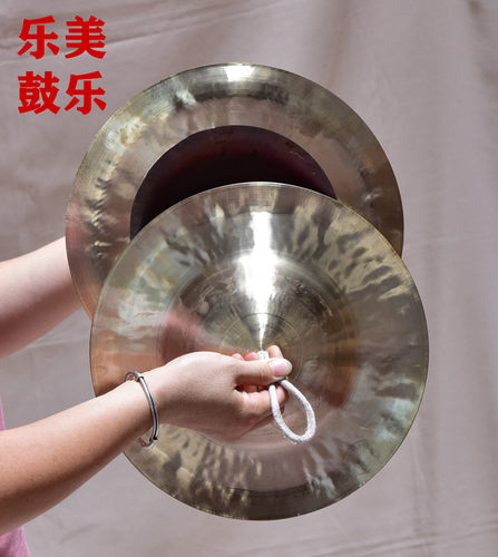 大中小京镲纯铜响器腰鼓镲头帽镲铜铙三句半秧歌红白喜事戏曲专用 - 图3
