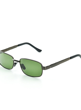 墨镜高清金属架小框开车玻璃镜片