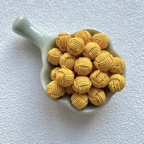 圆形手工编织球扭头盘扣国风古装旗袍扣diy手链吊珠配件礼盒绳扣 - 图2