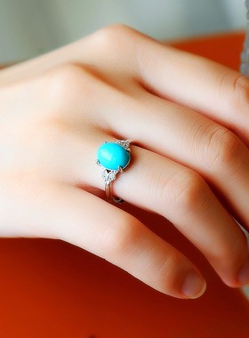 s925纯银戒指空托diy镶嵌