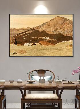 中古美式风景装饰画餐厅玄关