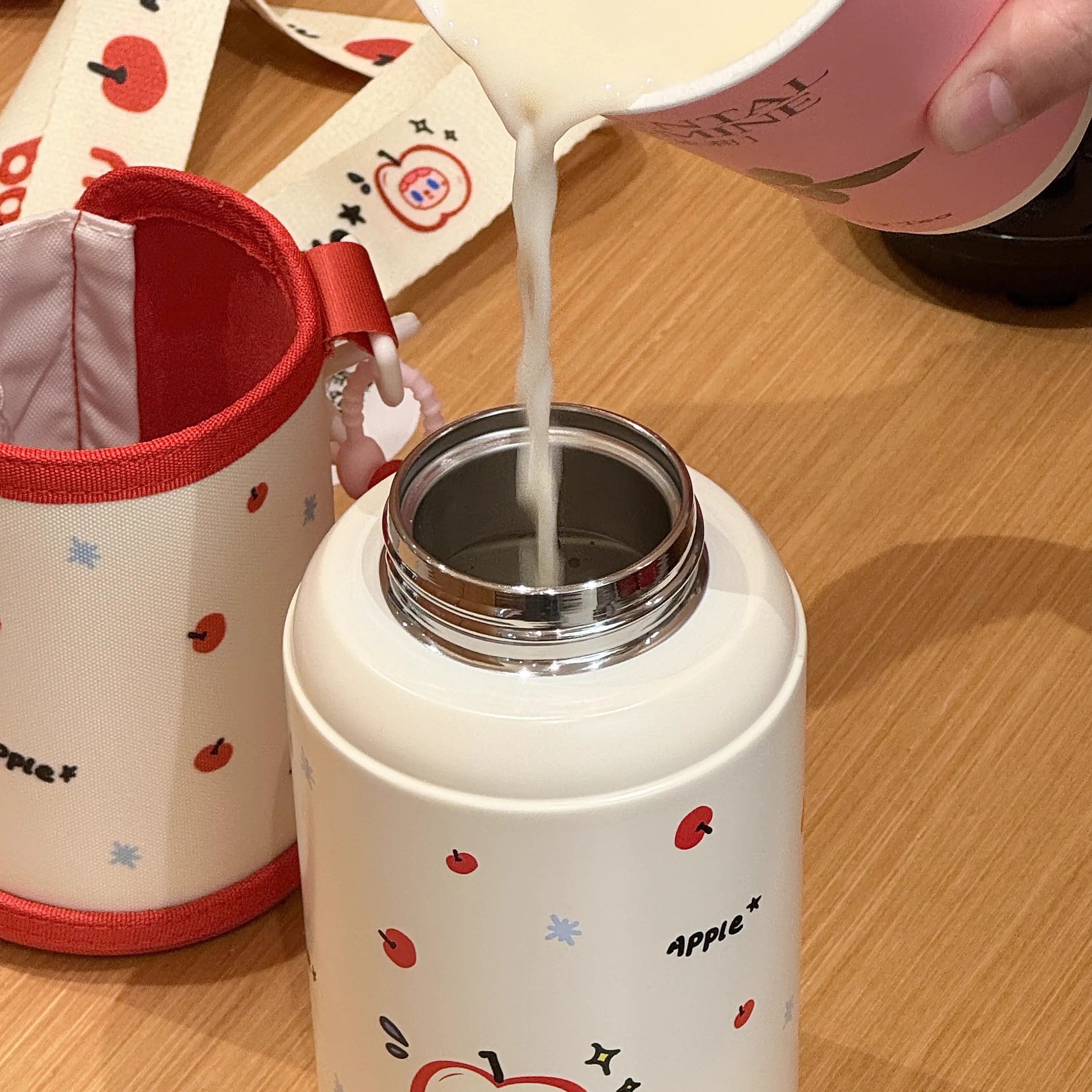 bablov保温杯水杯子316L不锈钢吸管杯双饮学生便携随行女生高颜值,淘宝优惠券,粉丝福利购,淘宝优惠卷