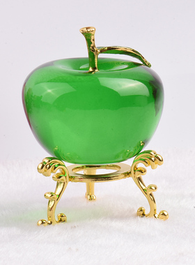 水晶红色生日平安夜圣诞节礼物