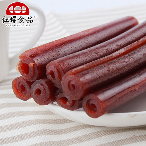 北京特产红螺果丹皮老式传统蜜饯果糕山楂卷小包装酸甜同年小零食 - 图1