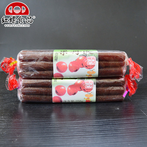 北京特产红螺果丹皮老式传统蜜饯果糕山楂卷小包装酸甜同年小零食 - 图3