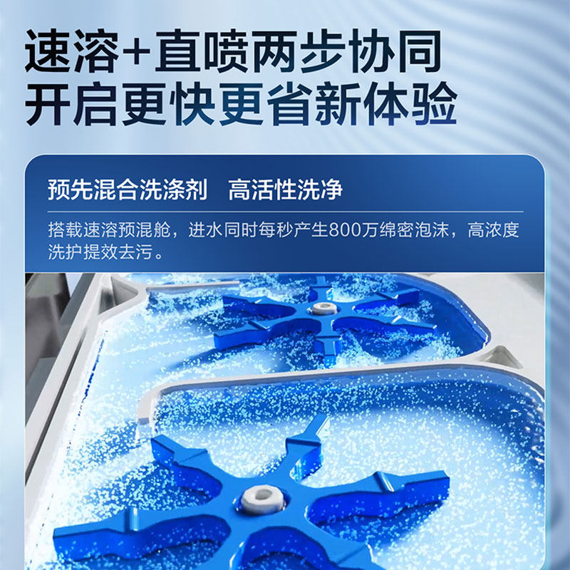 【精华洗】海尔纤美超薄326洗衣机 海尔海一洗衣机