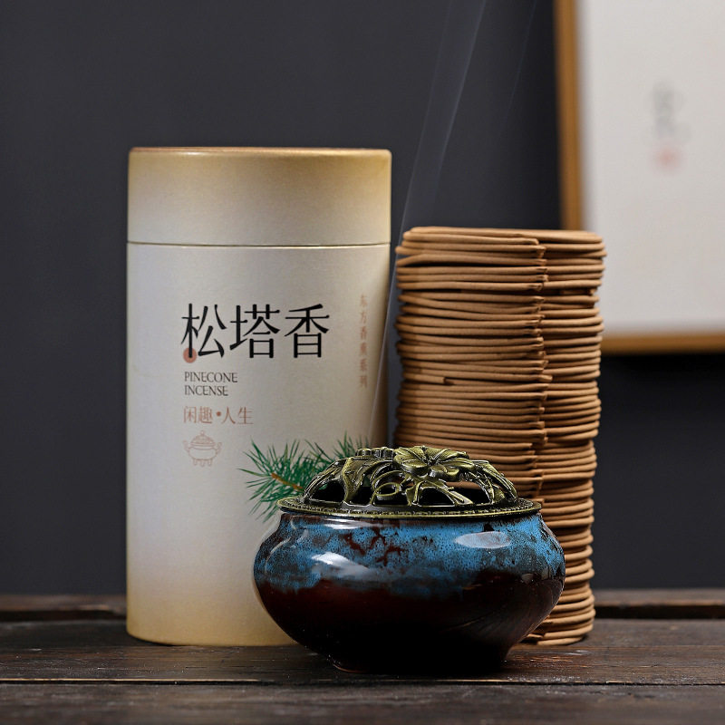 松塔香盘香室内香薰中式经典松柏香盘香家用室内熏香书房客厅檀香,淘宝优惠券,粉丝福利购,淘宝优惠卷