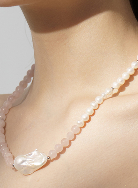 uni优霓原创异形天然ins叠戴项链