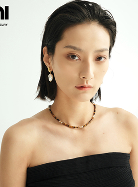 优霓 石系列自然源力项链新中式古风项链小众原创设计简约夏天女