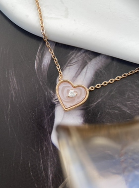 2026年925银温柔心形不撞款原创设计项链